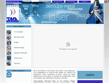 Tablet Screenshot of groupe-tma.com